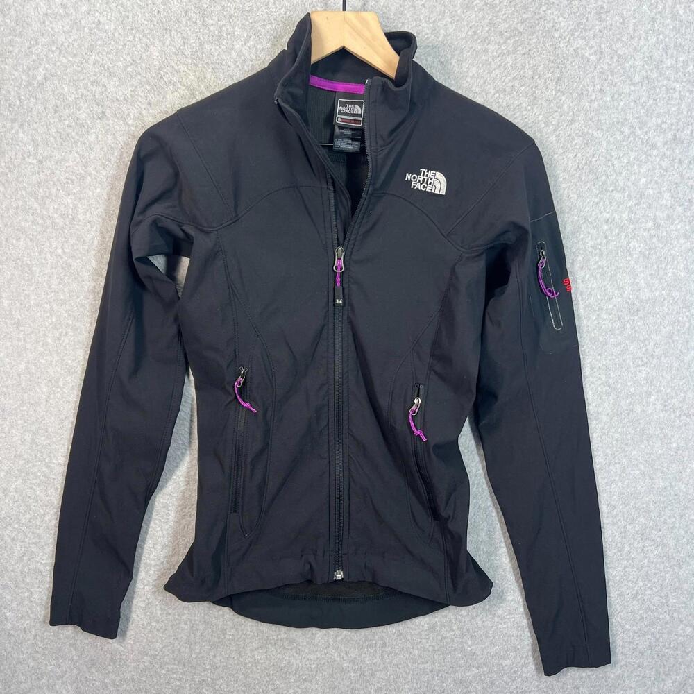 North Face Jacket Womens XS Black Summit Series Apex Softshell Barrier‎ Layer